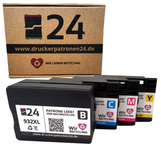 HP 932 933XL CMYK recycelte Originalpatronen